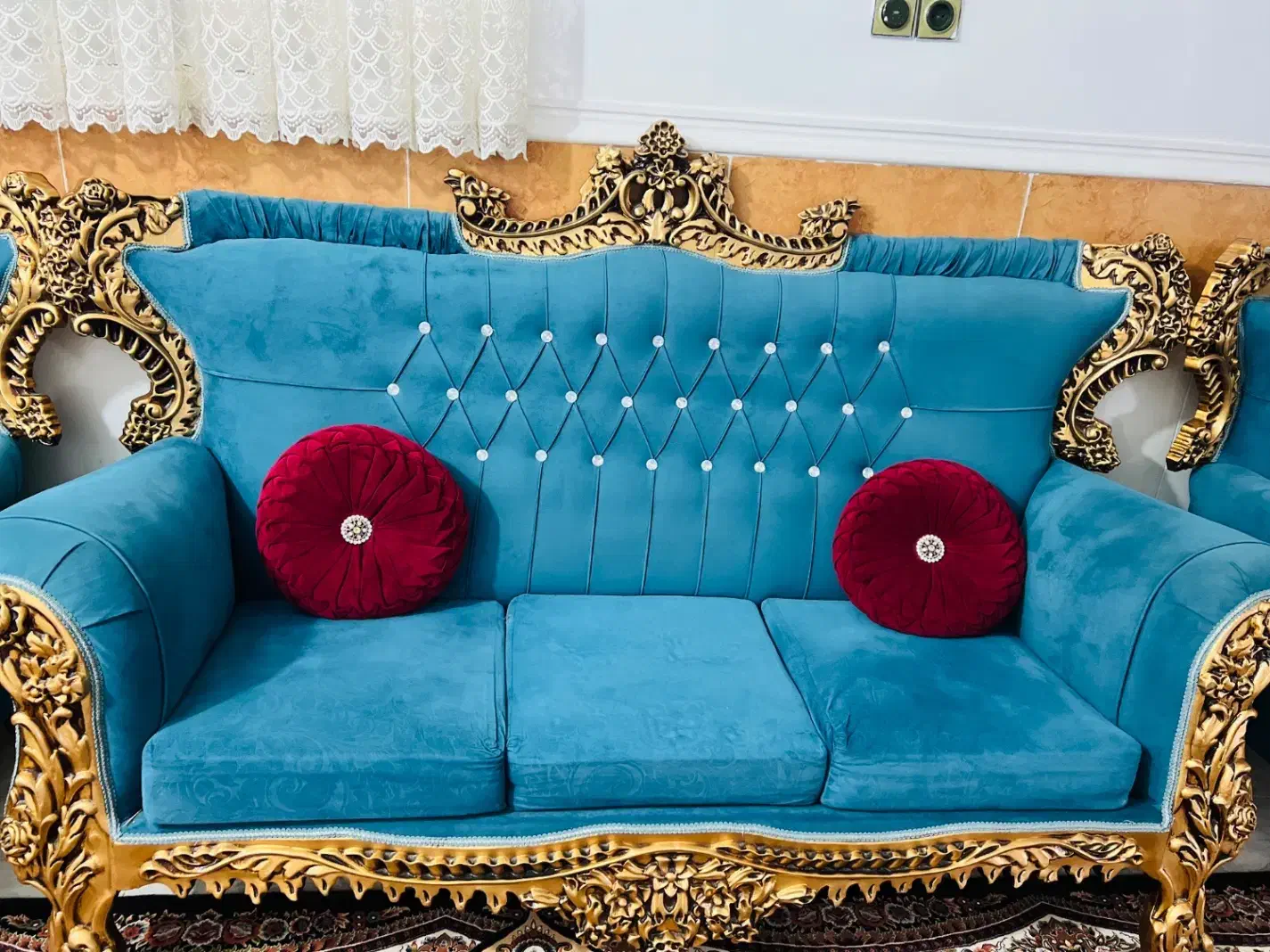 مبلمان سلطنتی ۷ نفره|مبلمان خانگی و میز عسلی|چابهار, |دیوار