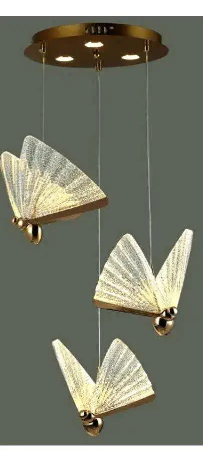 لوستر آویز پروانه ای|لوستر و چراغ آویز|مشهد, شهرآرا|دیوار