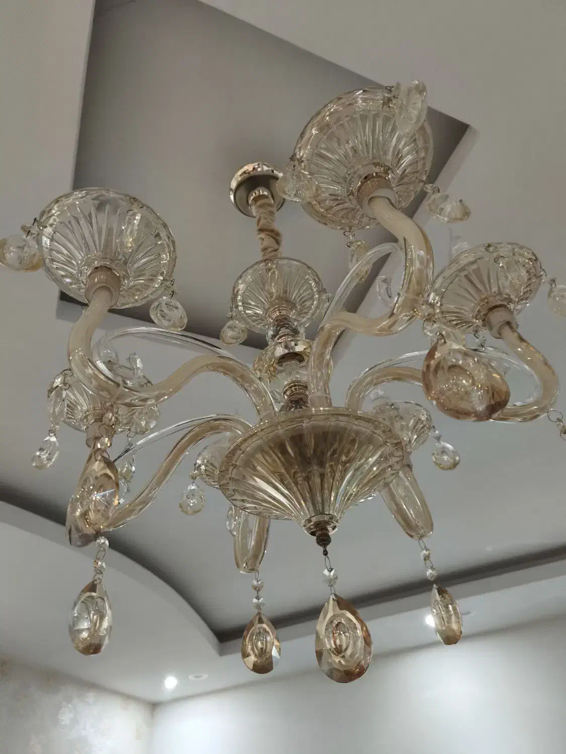 لوستر کریستالی|لوستر و چراغ آویز|اراک, |دیوار