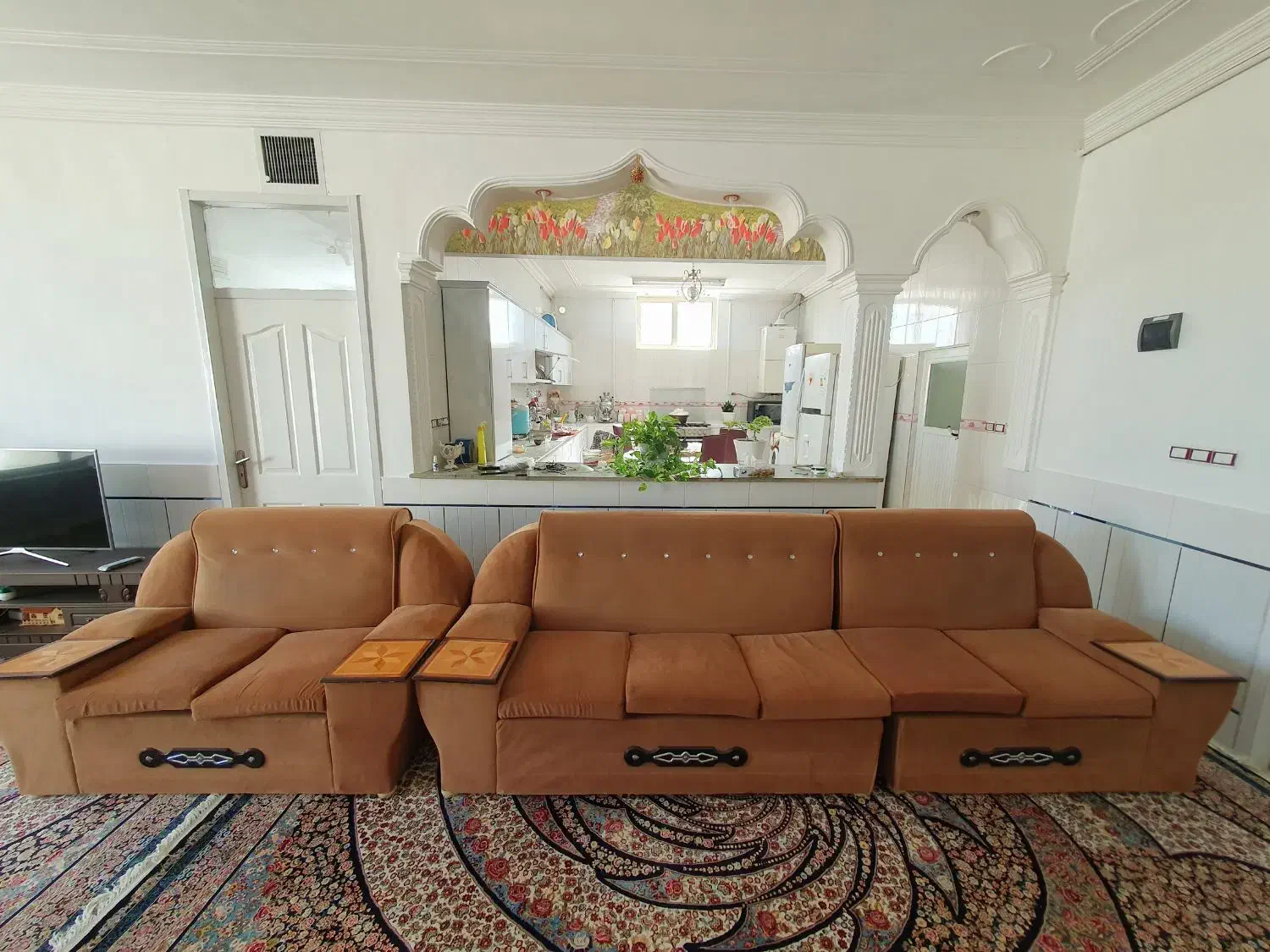 مبل ۷ نفره|مبلمان خانگی و میز عسلی|فردوس (خراسان), |دیوار