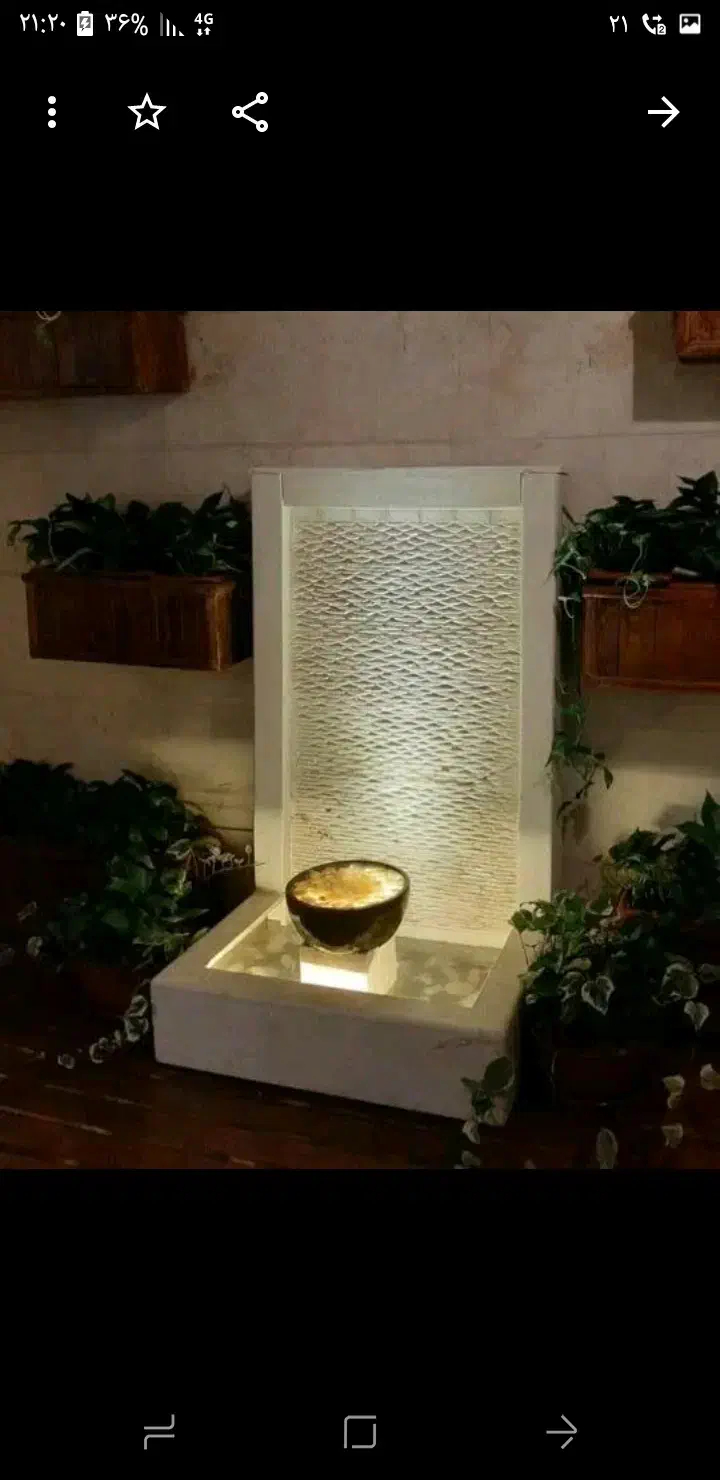 آبنمای پیش ساخته.|صنایع دستی و سایر لوازم تزئینی|تهران, آذری|دیوار