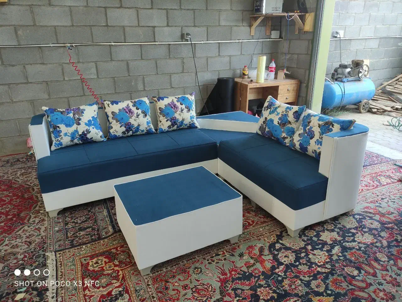 مبل فانتزی ال راحتی طاها-- سفارش به سلیقه مشتری|مبلمان خانگی و میز عسلی|تهران, شهرک شریفی|دیوار