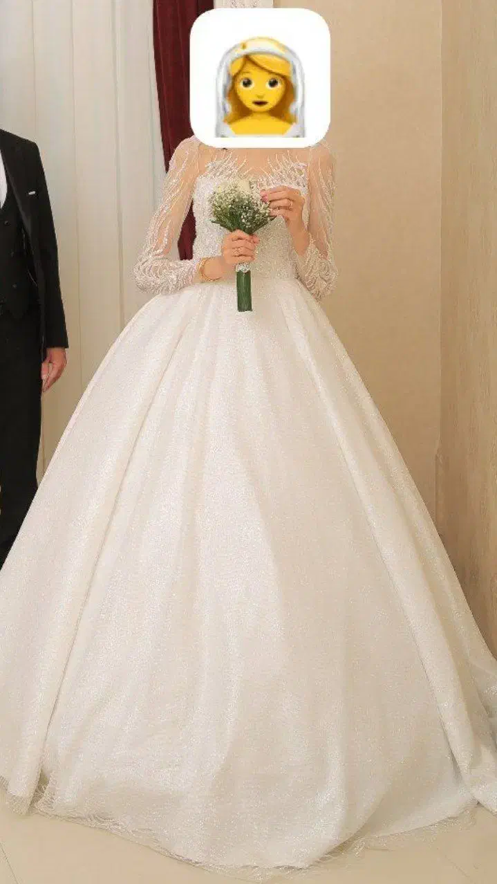 لباس عروس آستین دار|لباس|مشهد, شهید هاشمی نژاد|دیوار