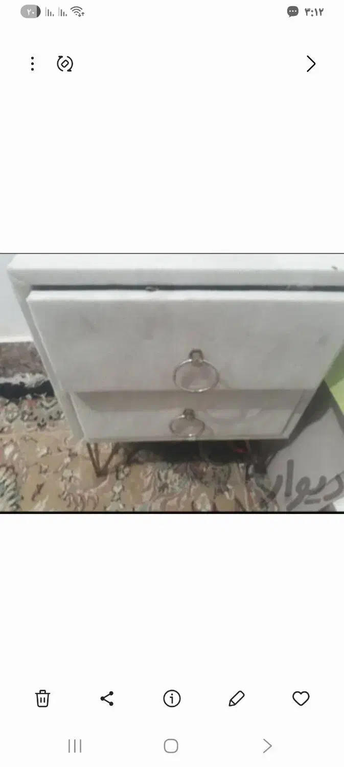 تخت خواب 2نفره سرویس خواب همراه تشک|تخت و سرویس خواب|اهواز, ملاشیه|دیوار