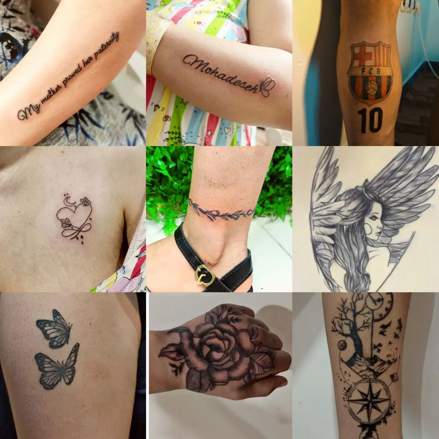 تتو بدن بانوان|خدمات آرایشگری و زیبایی|رشت, آب و برق|دیوار