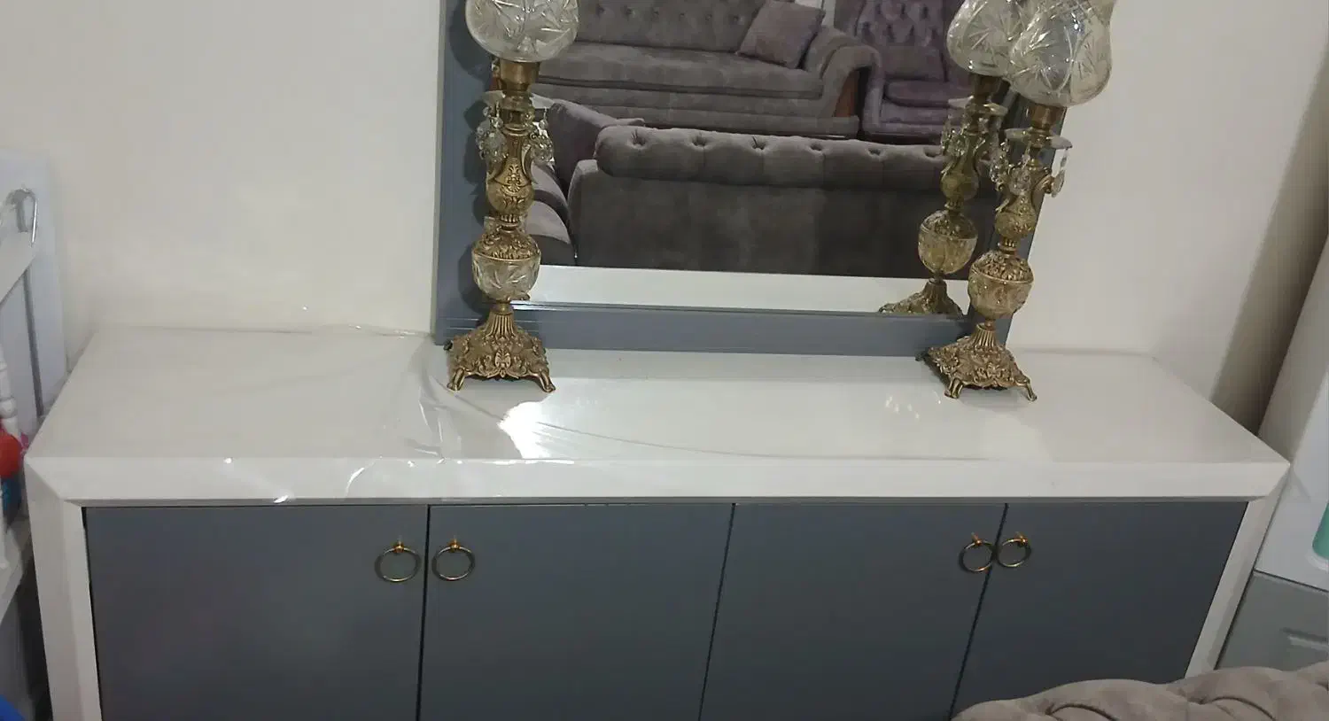 ست اینه کنسول و میز tv|بوفه، ویترین، کنسول|شهریار, شهریار|دیوار