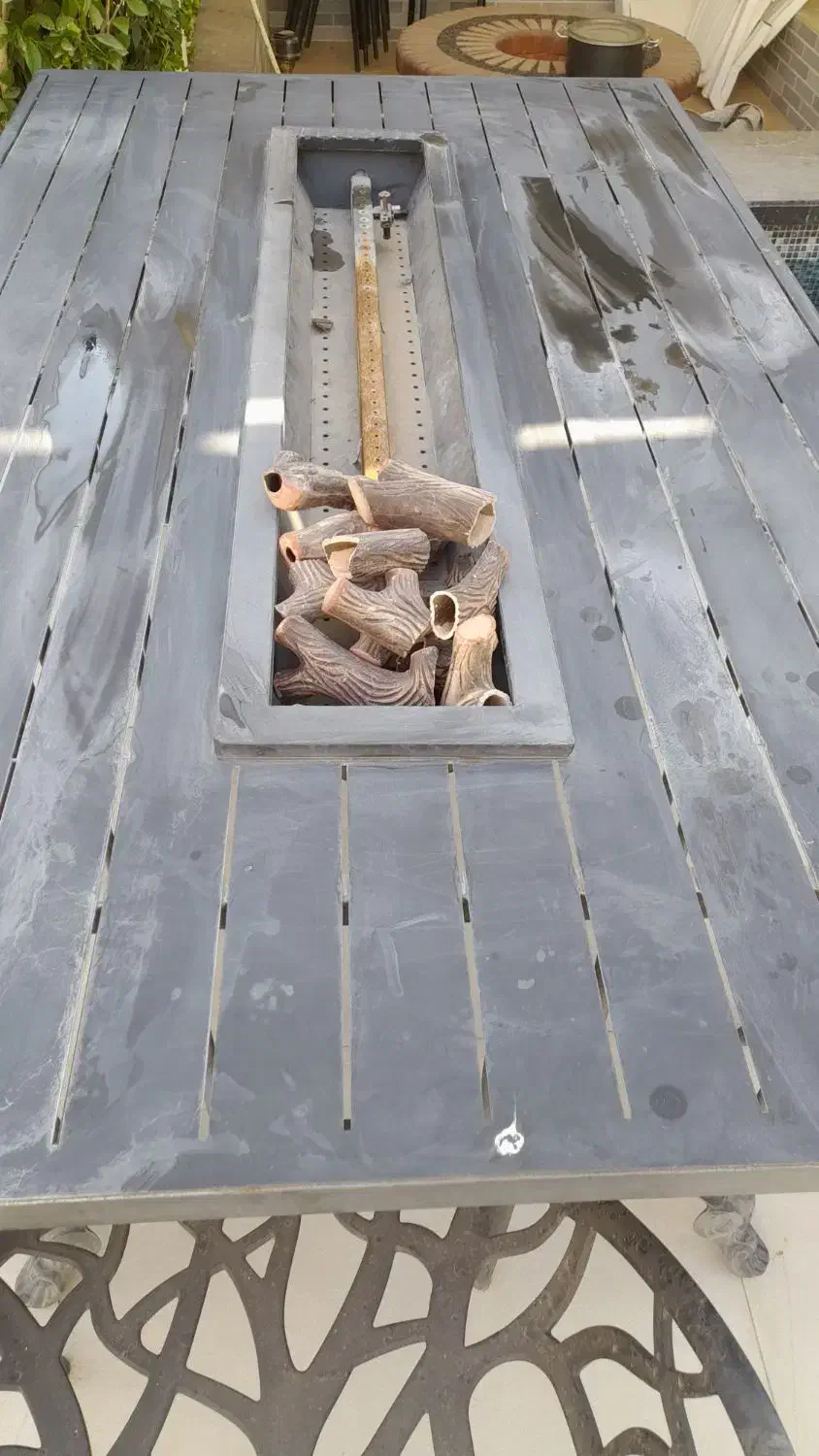 میز آهنی ۱۰ نفره|میز و صندلی غذاخوری|هشتگرد, تهران دشت|دیوار