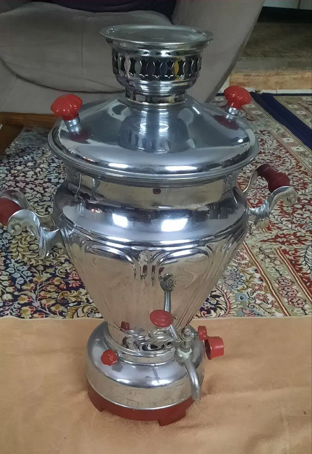سماور اکبر برادران|سماور، چای‌ساز، قهوه‌ساز|قم, امامزاده ابراهیم|دیوار