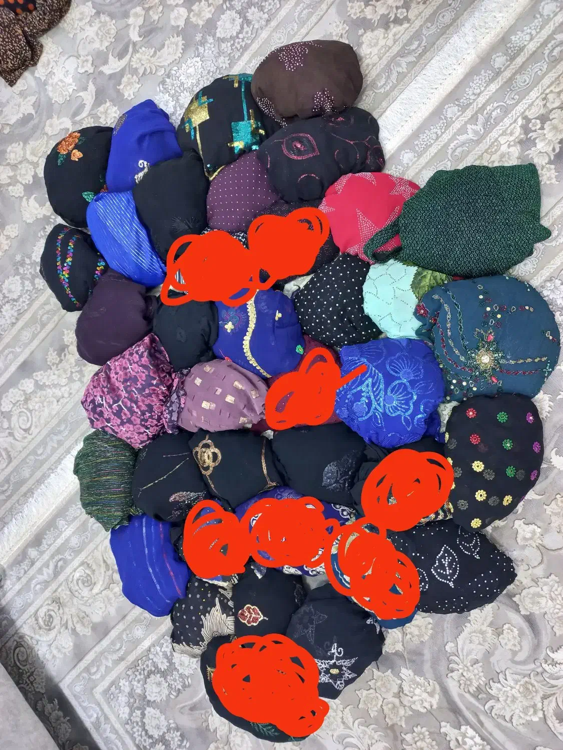 تعدادی پرده های سالم درحدنو|پرده، رانر، رومیزی|جوانرود, |دیوار