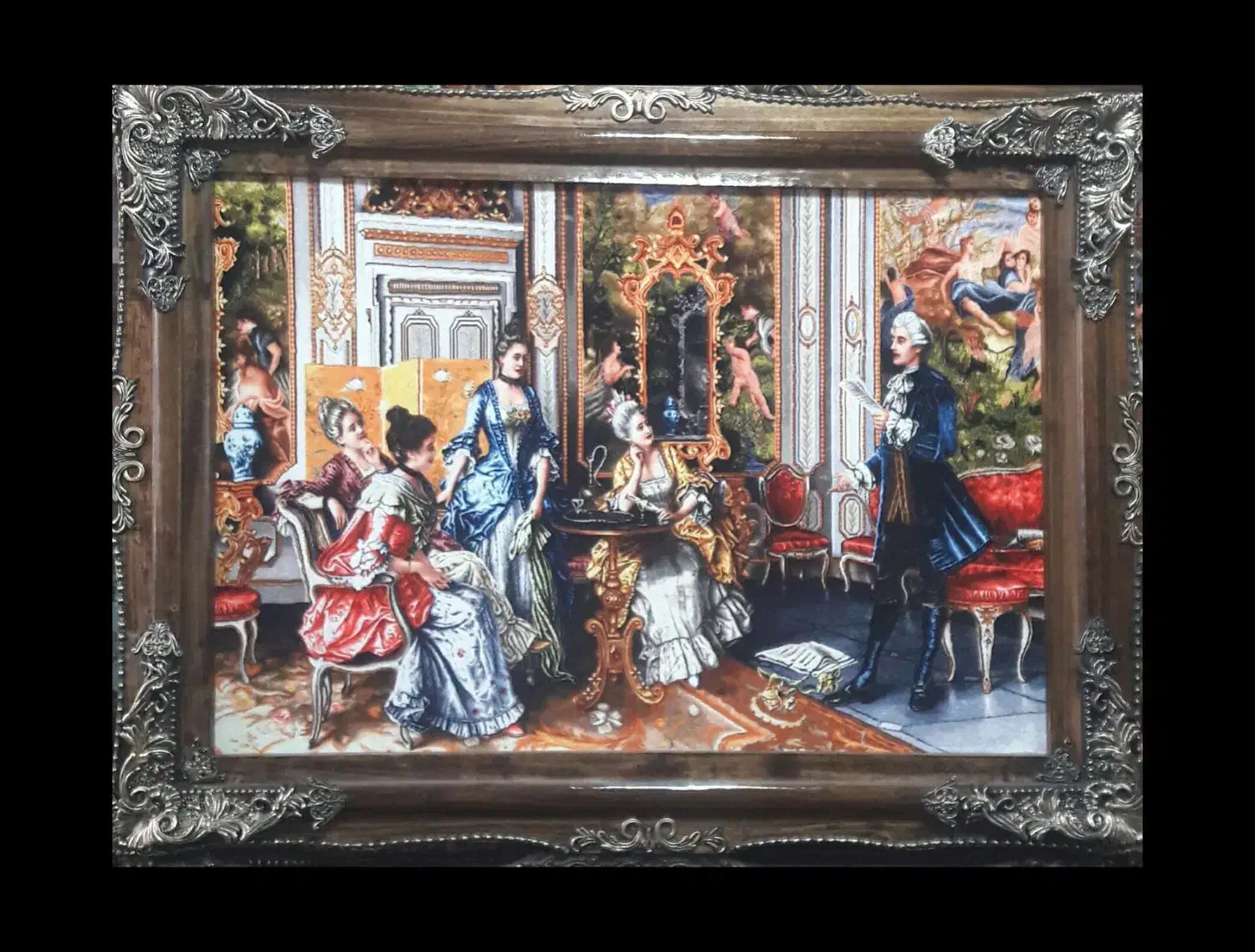 تابلو فرش شاعر جوان|تابلو فرش|تبریز, |دیوار