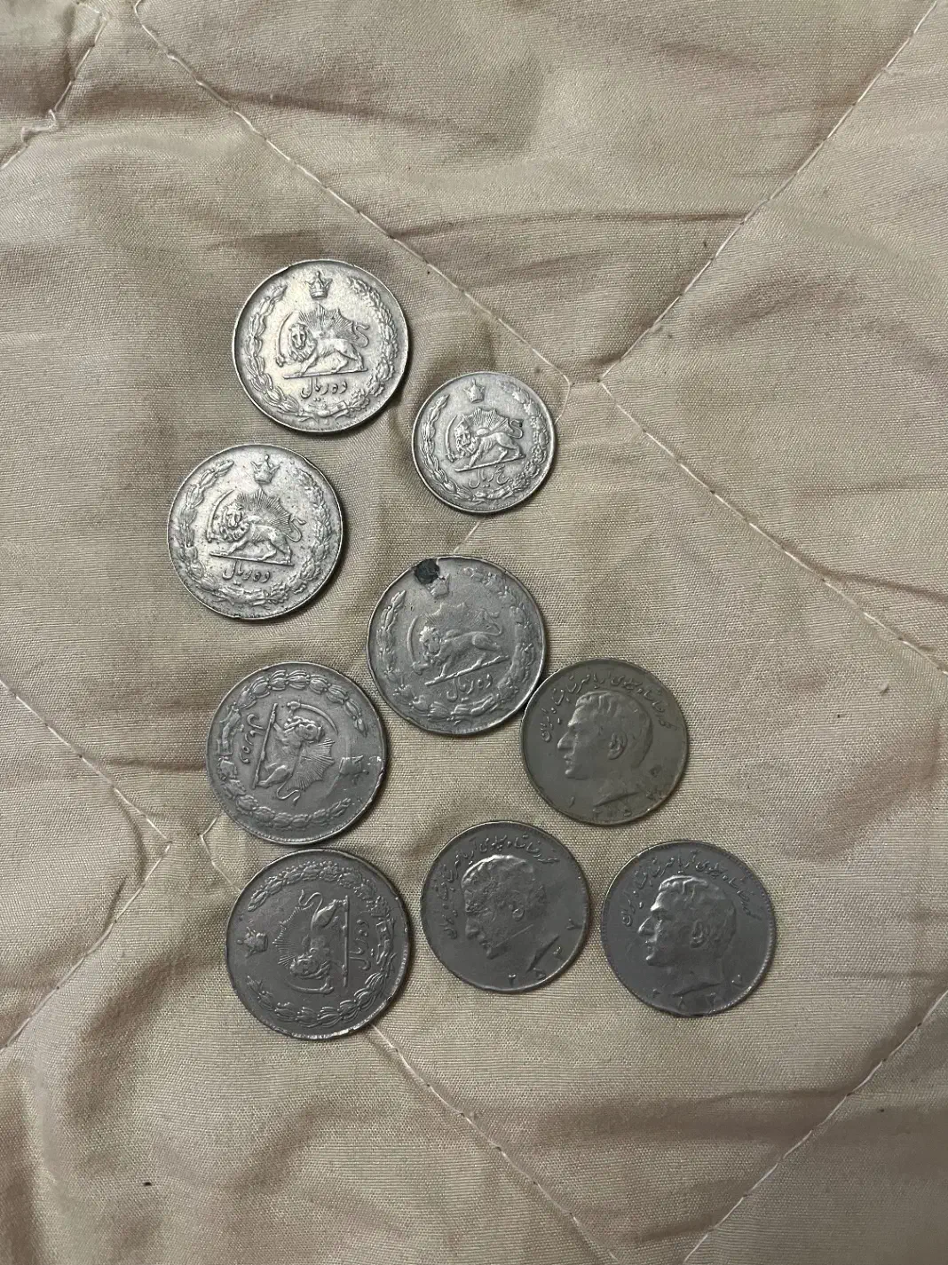 سکه دوران پهلوی|کلکسیون سکه، تمبر، اسکناس|رشت, دیلمان|دیوار