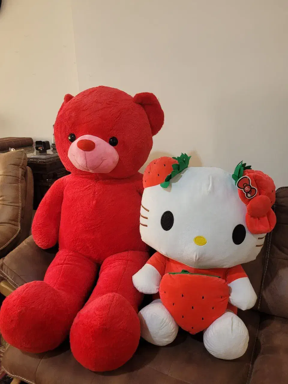 عروسک خرس تدی و کیتی بزرگ|اسباببازی بچه|مشهد, سرافرازان|دیوار