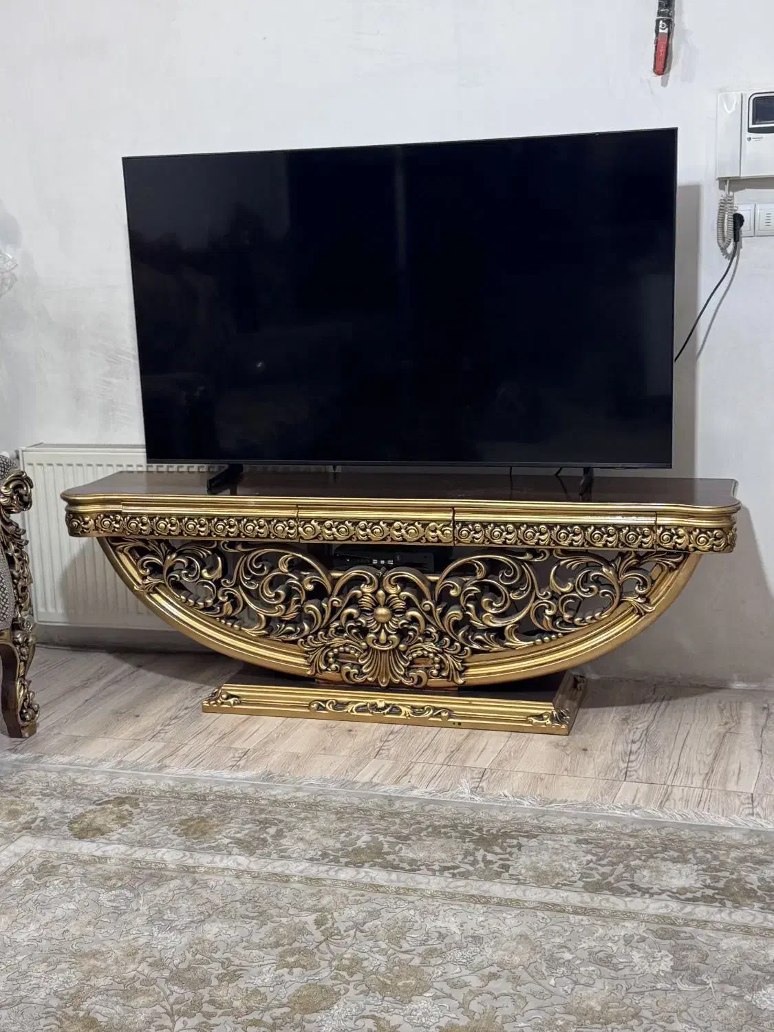 میز تلویزیون تمام چوب راش.پرکار|میز تلویزیون|تهران, شهید رجایی|دیوار