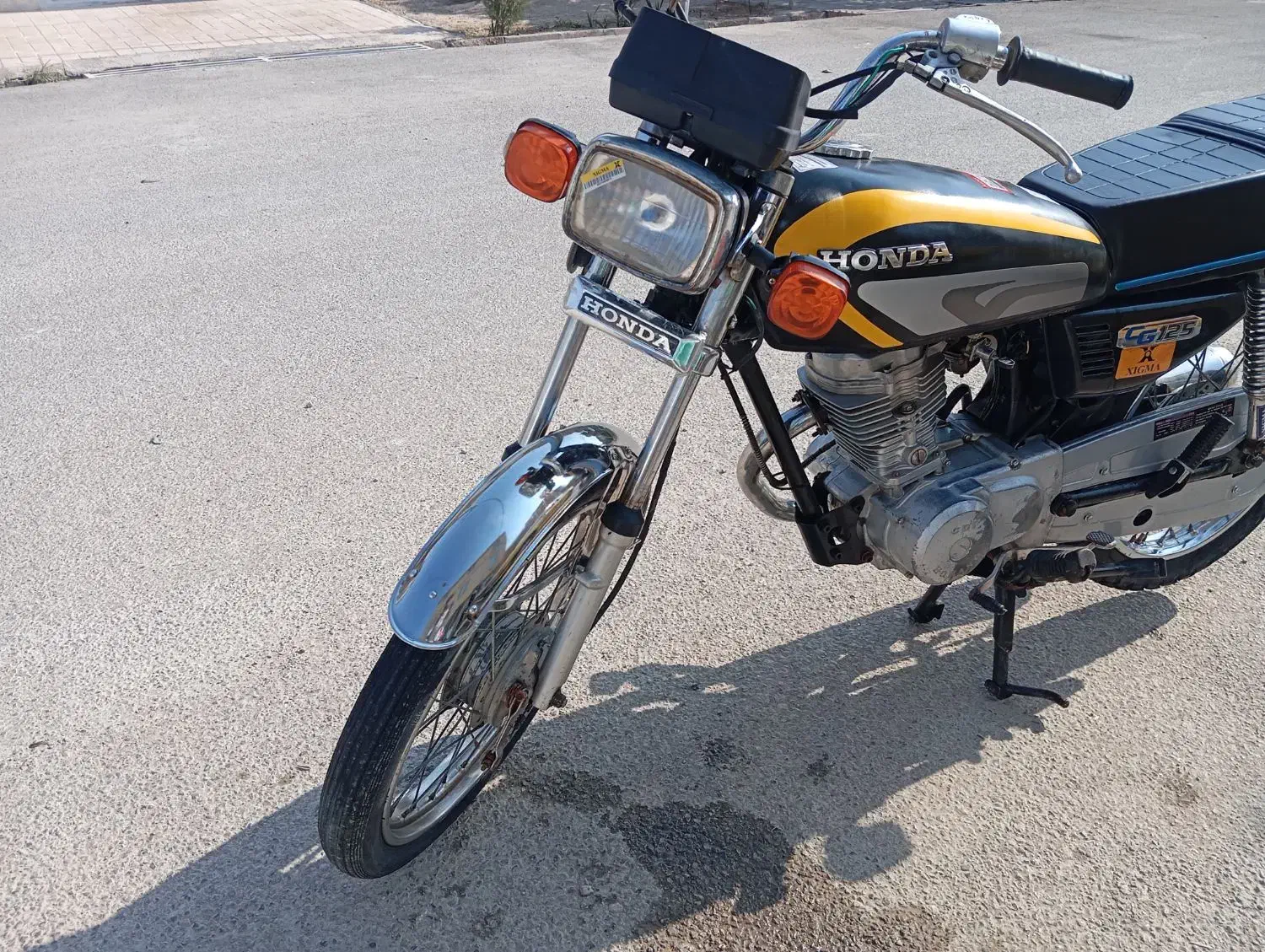 موتور هوندا 125زیگما 89 مزایده|موتورسیکلت|مرودشت, ژیان|دیوار