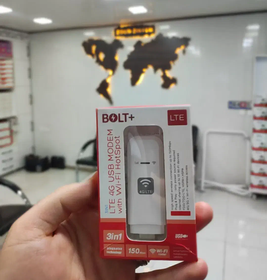 مودم یو اس بی دانگل 4g با سیمکارت 20گیگ اینترنت|مودم و تجهیزات شبکه|ارومیه, |دیوار