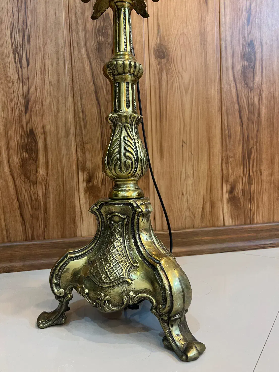 آباژور پایه برنج|چراغ خواب و آباژور|مشهد, دانشجو|دیوار