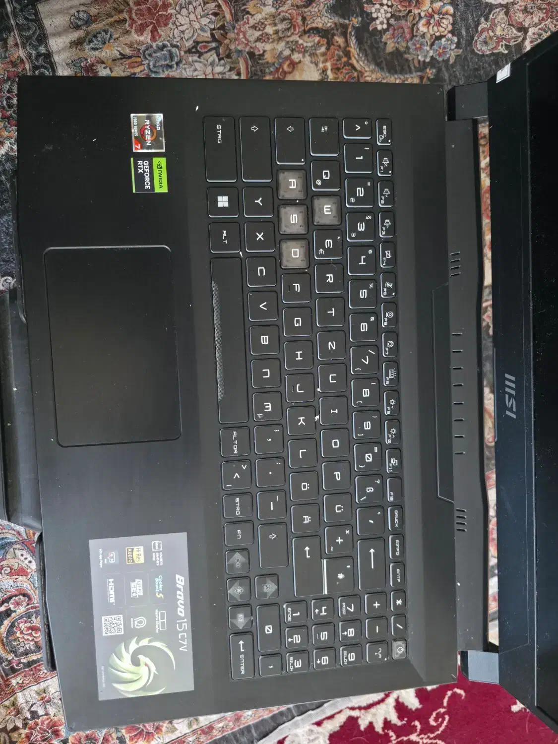 لبتاپ گیمینگ MSI|رایانه همراه|بیرجند, |دیوار