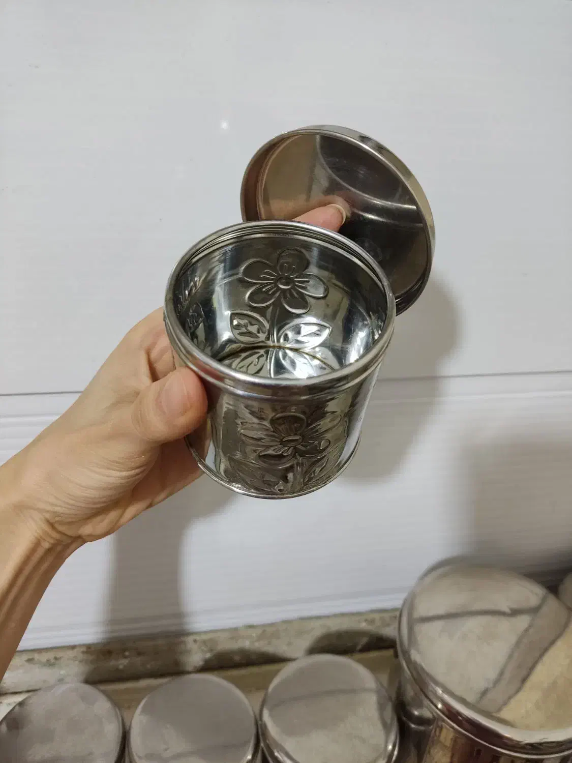 حراج ظرف شیشه‌ای باکس تی بگ جا ادویه پاسماوری کوزه|حراج|قم, نیروگاه|دیوار