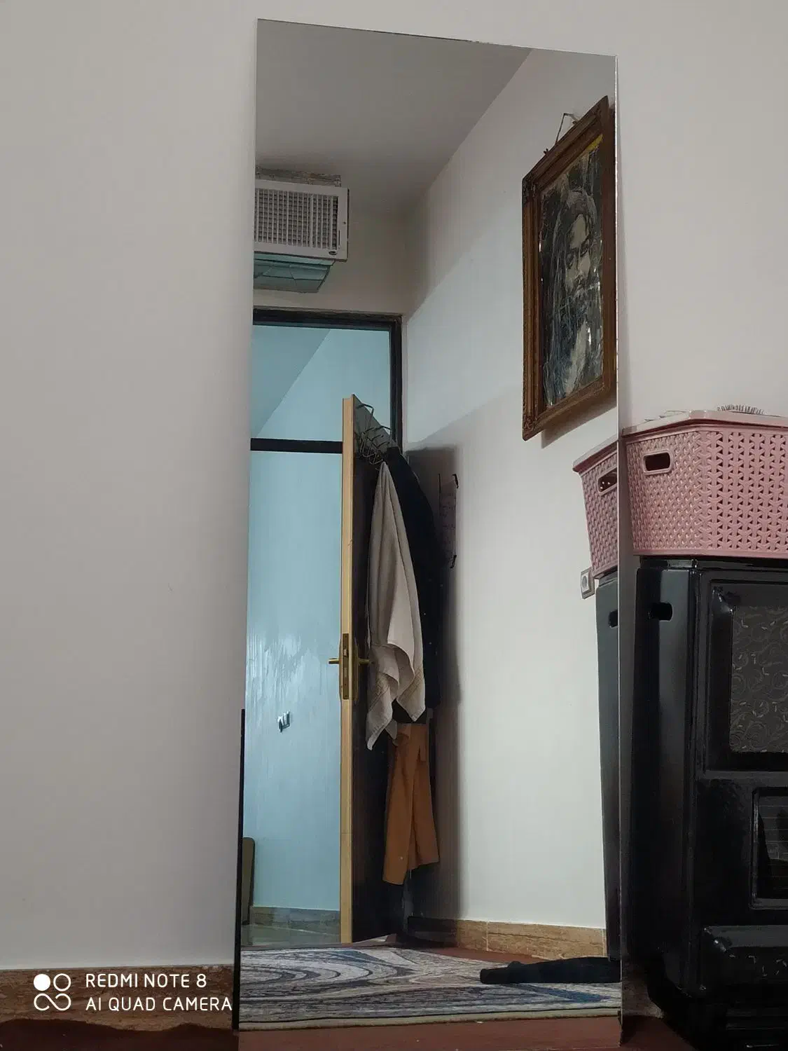 آینه قدی در حد نو بدونه قاب|آینه|کرمانشاه, |دیوار