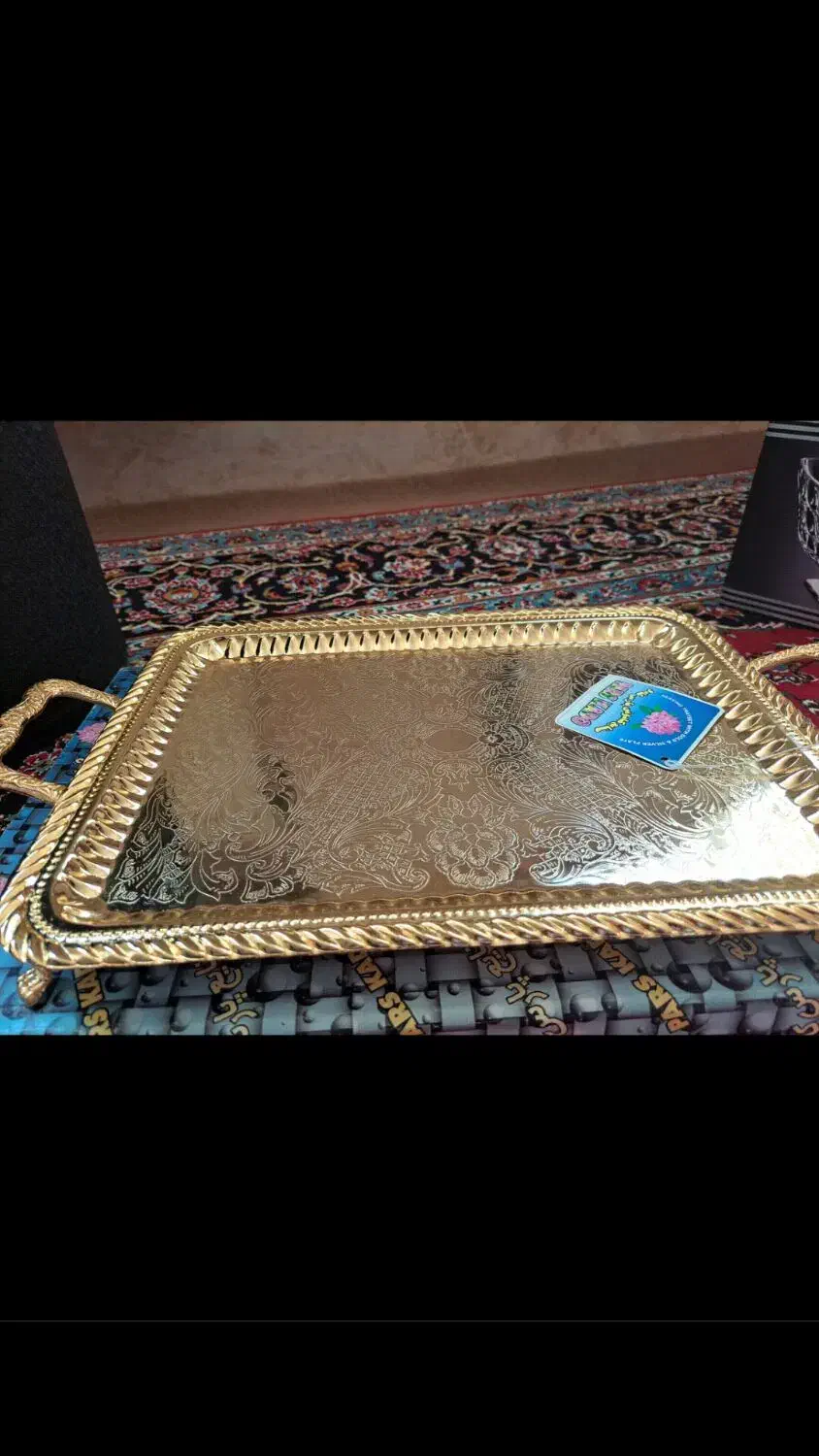 سینی پذیرایی|ظروف سرو و پذیرایی|قم, حنیف نژاد|دیوار