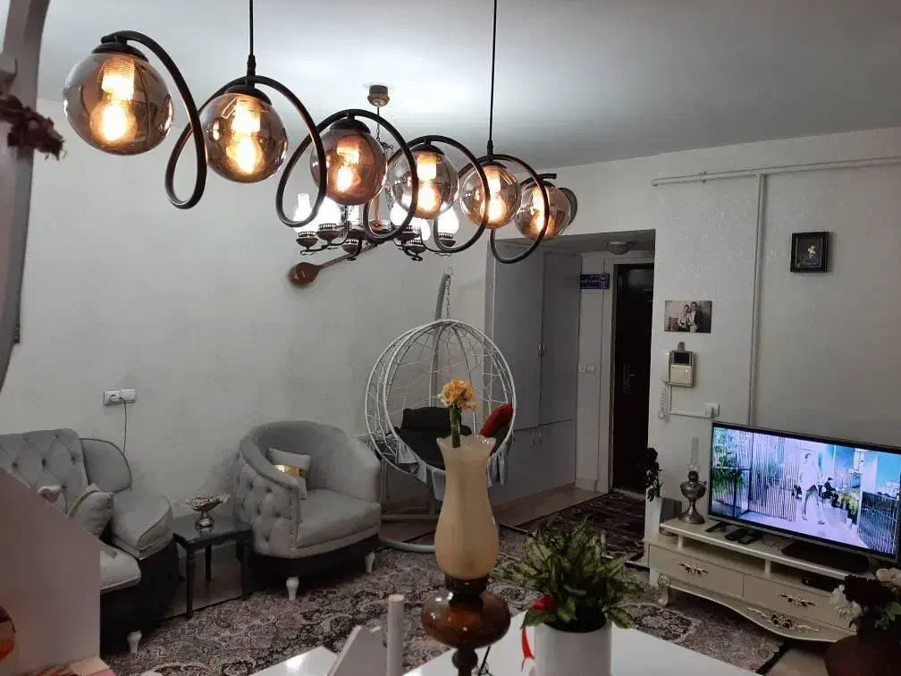 لوستر تزیینی ۶ شعله|لوستر و چراغ آویز|قزوین, |دیوار