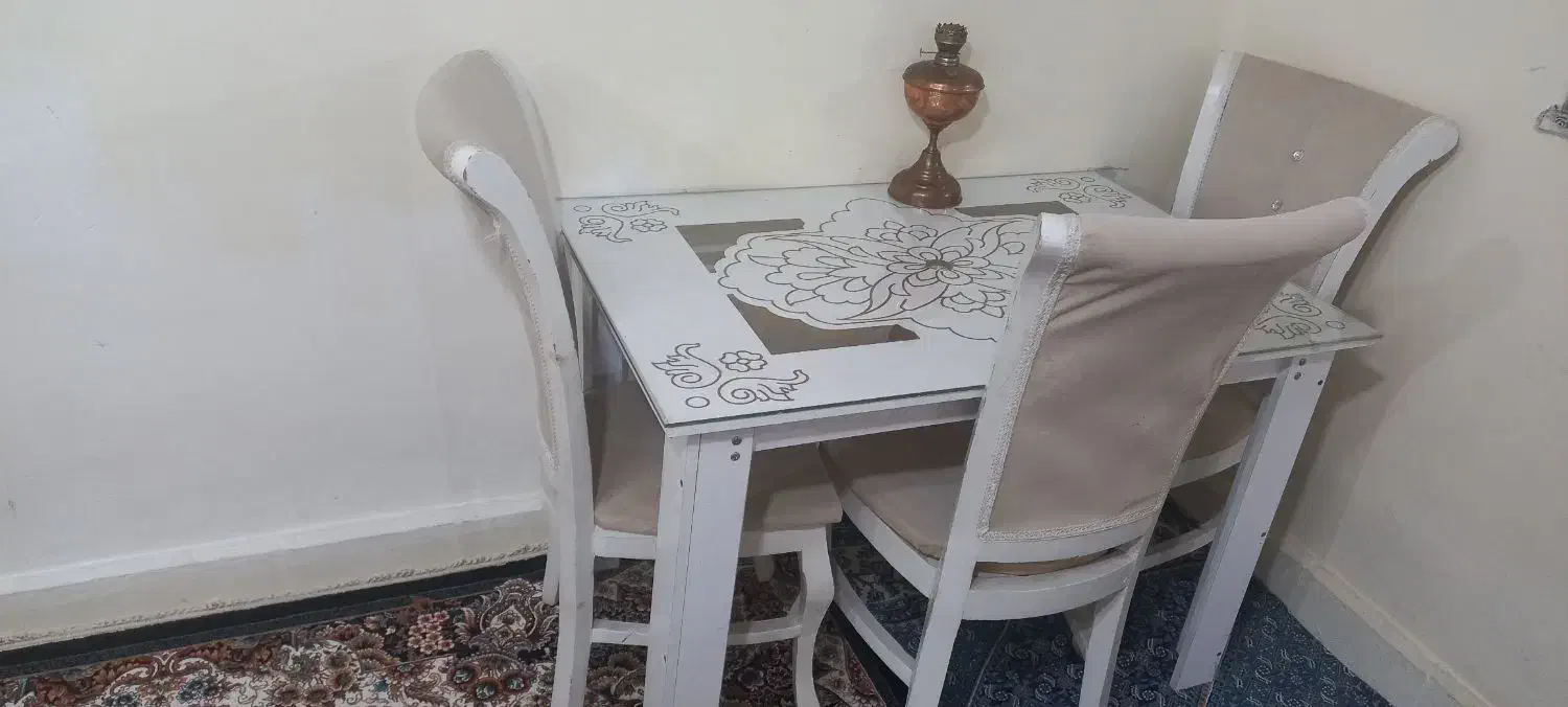 میز غذا خوری ۴ نفره|میز و صندلی غذاخوری|بیجار, |دیوار