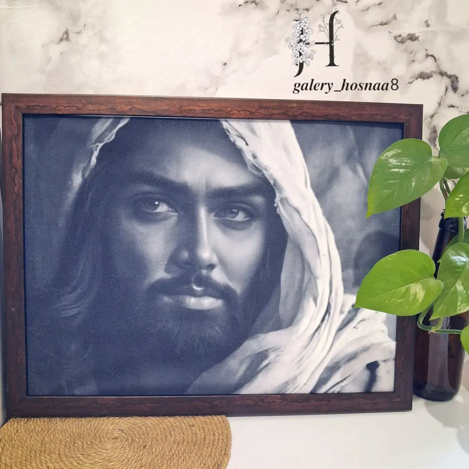 قاب عکس تمثال|تابلو، نقاشی، عکس|قم, پردیسان|دیوار
