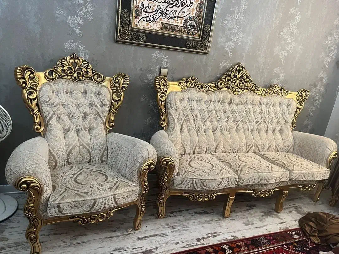 مبل سلطنتی در حد نو|مبلمان خانگی و میز عسلی|یزد, |دیوار