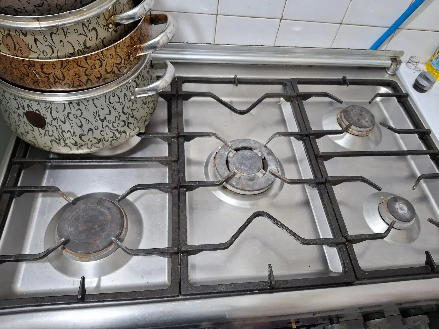 آینه شمعدان با کنسول و اجاق گاز ۵شعله فردار سینجر|اجاق گاز و لوازم برقی پختوپز|ساری, |دیوار