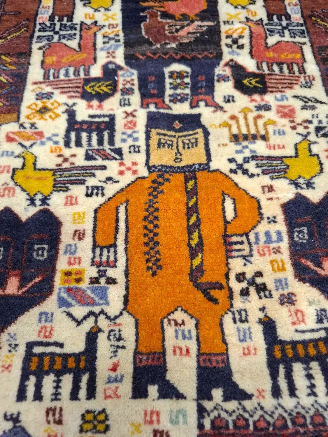 قالیچه آنتیک دستباف|فرش|تهران, حر|دیوار