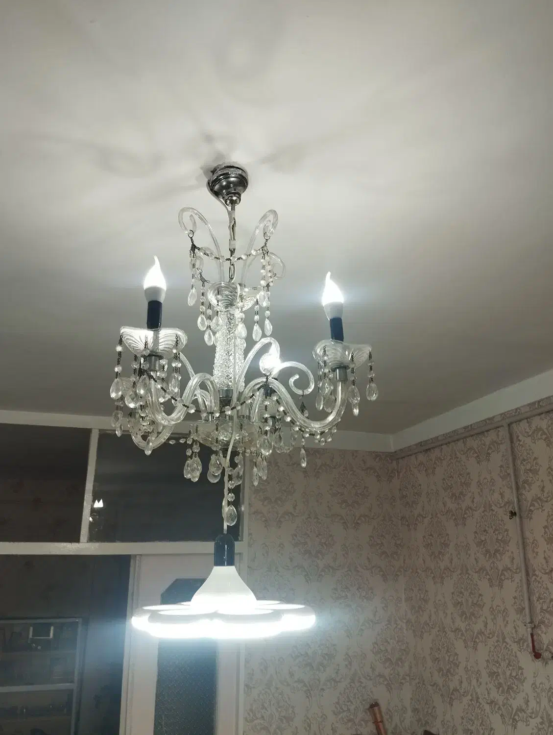 لوستر|لوستر و چراغ آویز|زنجان, |دیوار