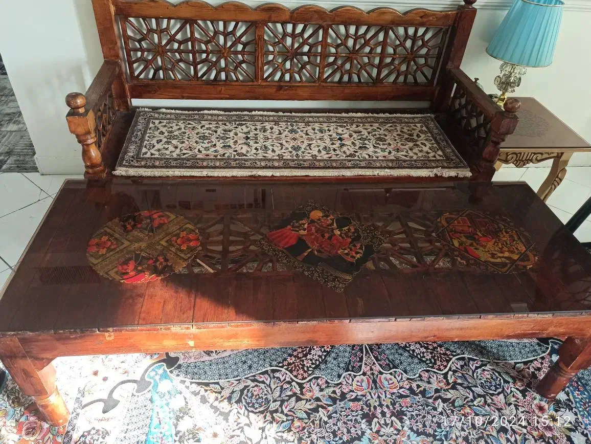 میز سنتی بزرگ  دست ساز طرح مشبک|مبلمان خانگی و میز عسلی|تهران, بهارستان|دیوار