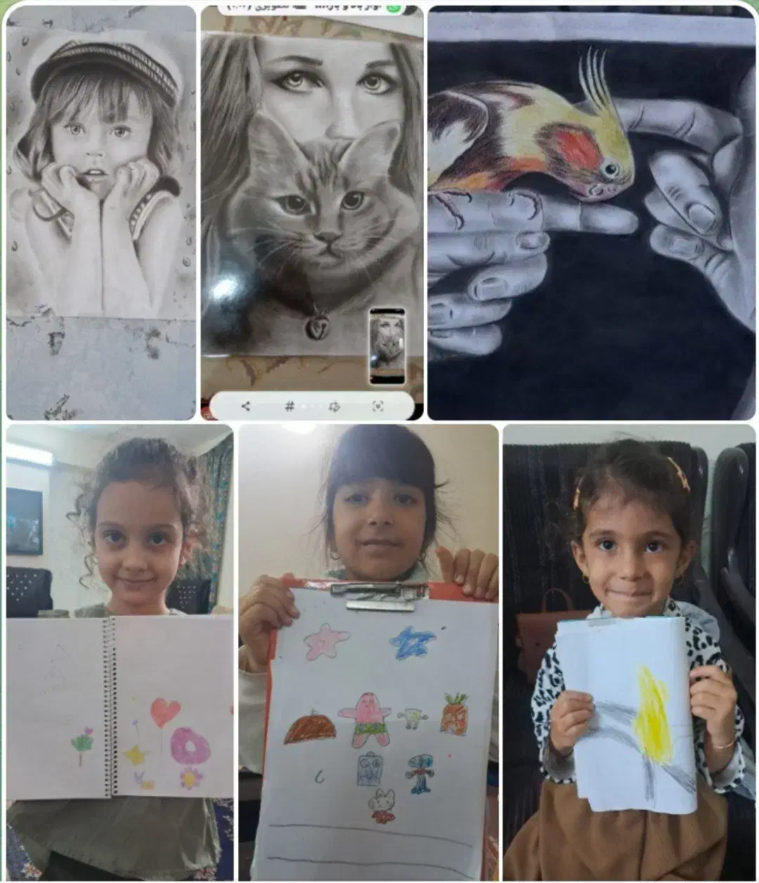 اموزش با تخفیف.نقاشیخط طراحی سیاه قلم|خدمات آموزشی|پرند, فاز ۵|دیوار