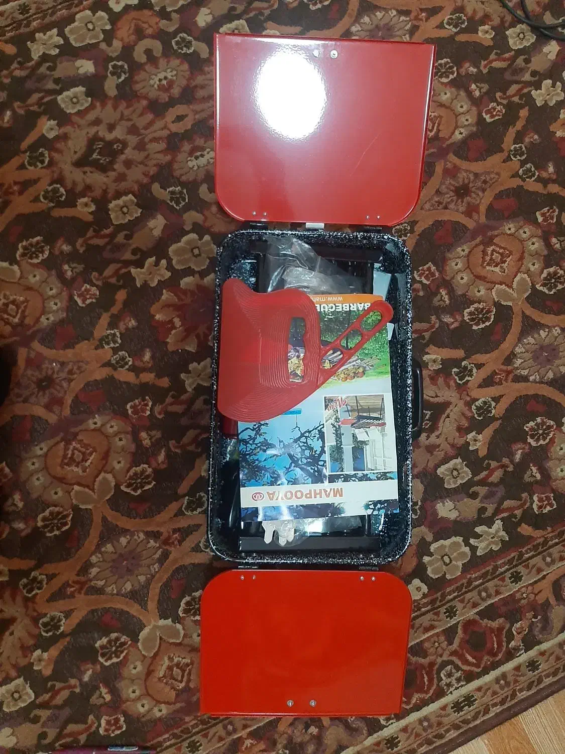 کباب پز دوگانه گازی و ذغالی با سیخ گردان اتوماتیک|اجاق گاز و لوازم برقی پختوپز|محمدشهر, عباس آباد|دیوار