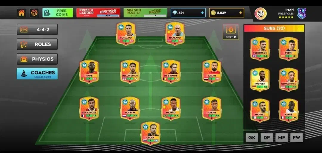 اکانت دریم لیگ|کنسول، بازی ویدئویی و آنلاین|محلات, |دیوار