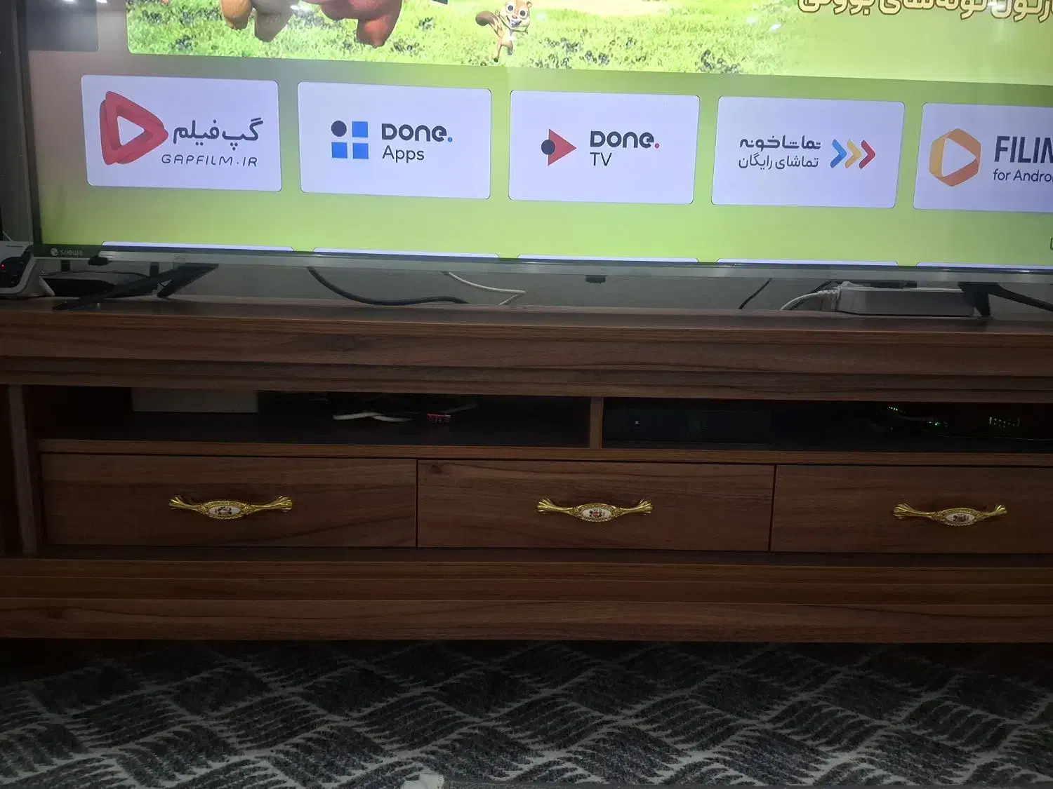 میز تلویزیون چوبی شیک|میز تلویزیون|ورامین, خیر آباد|دیوار