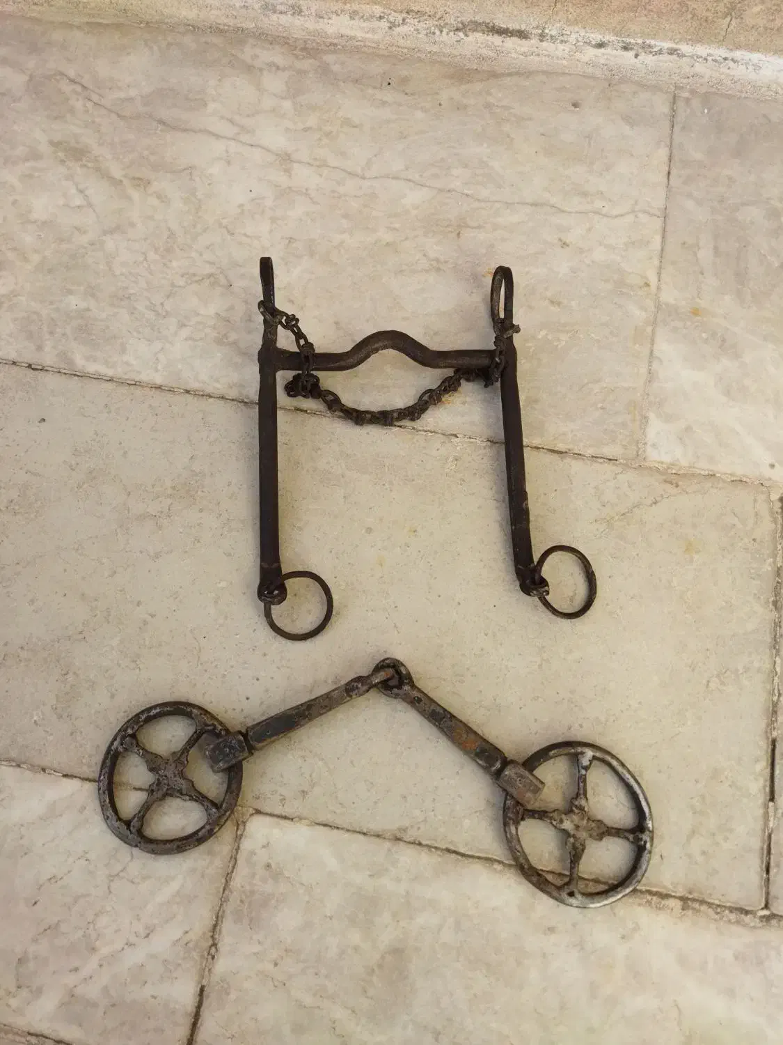 دهنه اسب فولادی قدیمی|اسب و تجهیزات اسب‌سواری|تهران, شهرک بعثت|دیوار