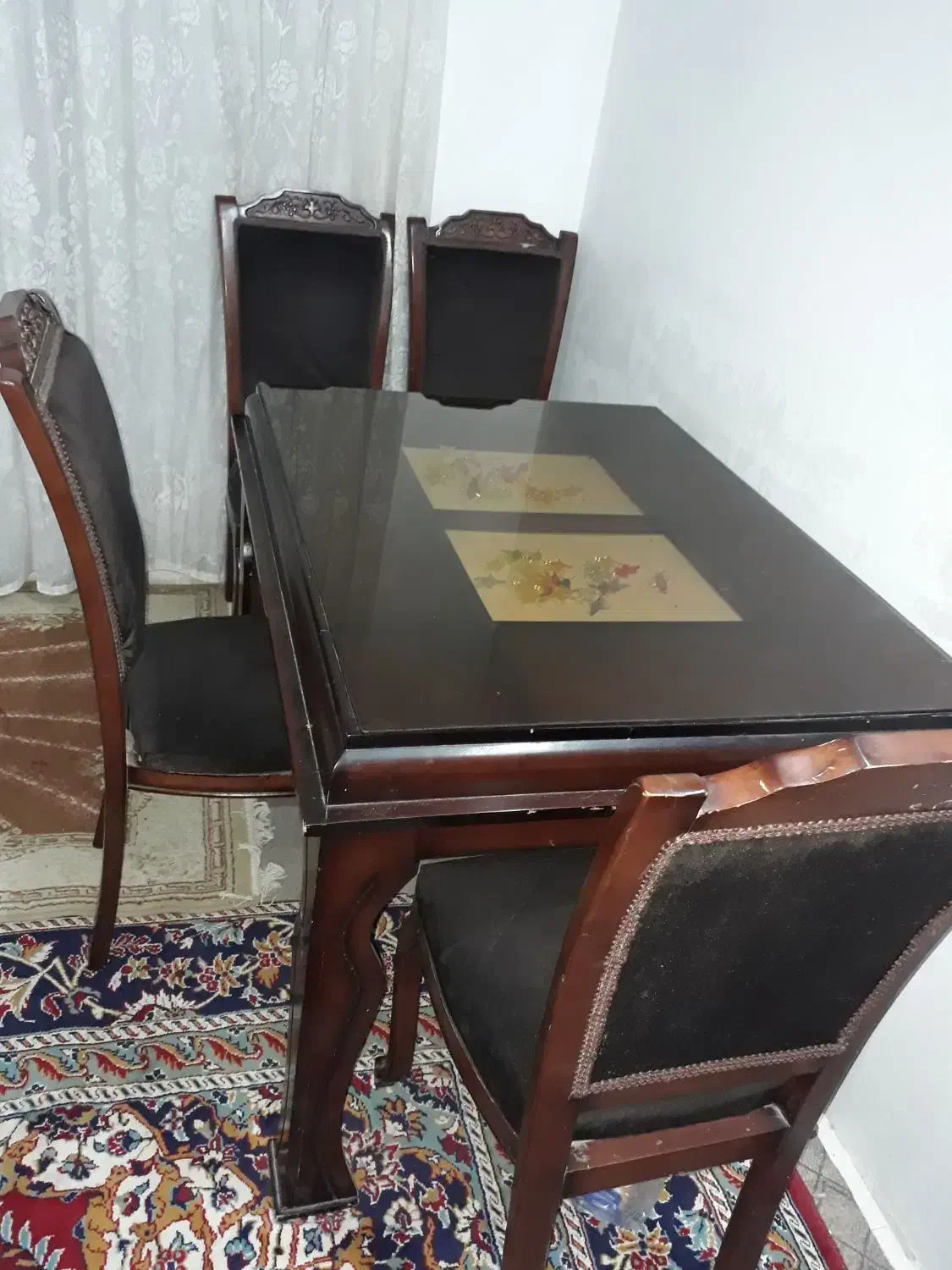 میز ناهارخوری ۴نفره|میز و صندلی غذاخوری|مشهد, شهید علی محمدی|دیوار