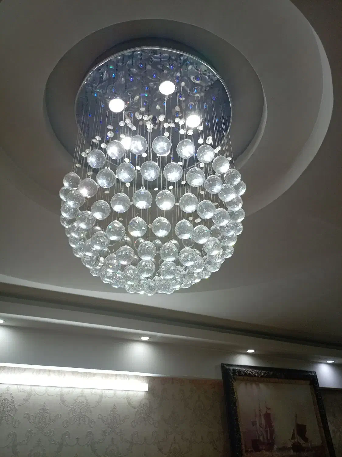 لوستر کریستال|لوستر و چراغ آویز|مشهد, عبادی|دیوار