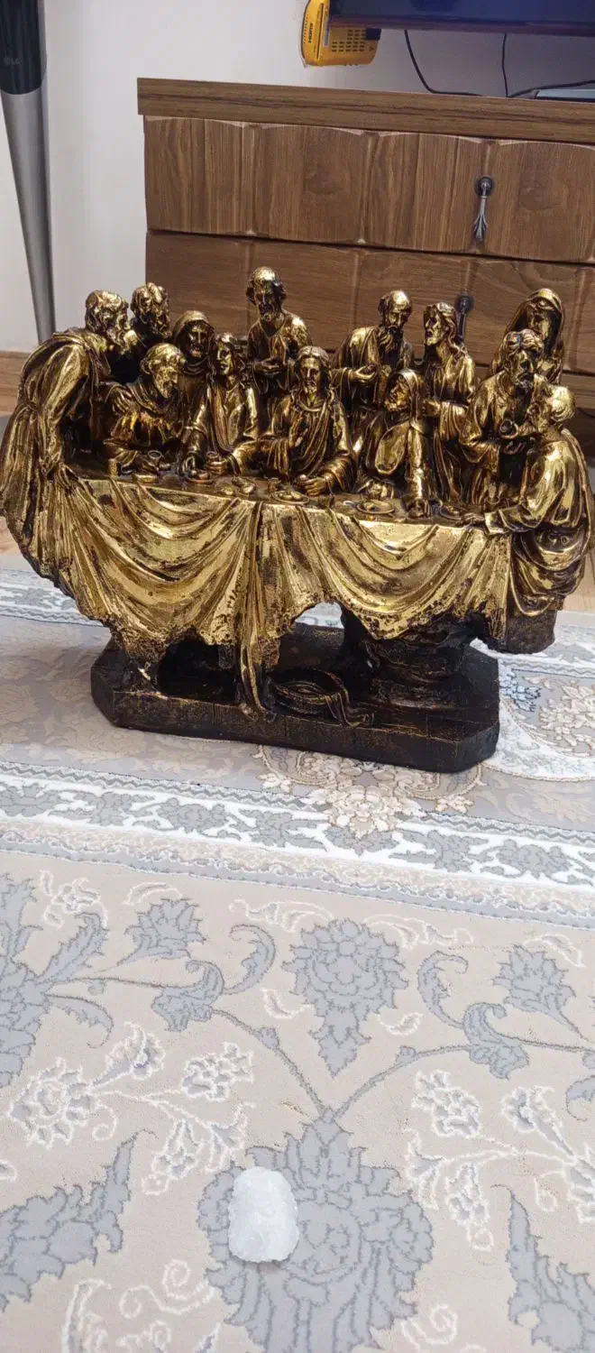 دکوری شام آخر باروکش طلا|مجسمه، تندیس، ماکت|رباطکریم, رباطکریم|دیوار