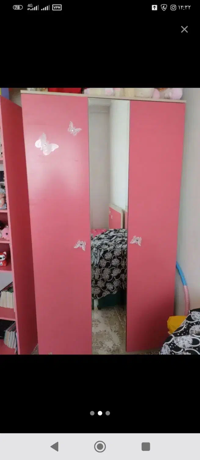 سرویس خواب کودک نوجوان مارک آپادانا|تخت و صندلی بچه|تربت‌حیدریه, شهرک ولیعصر|دیوار