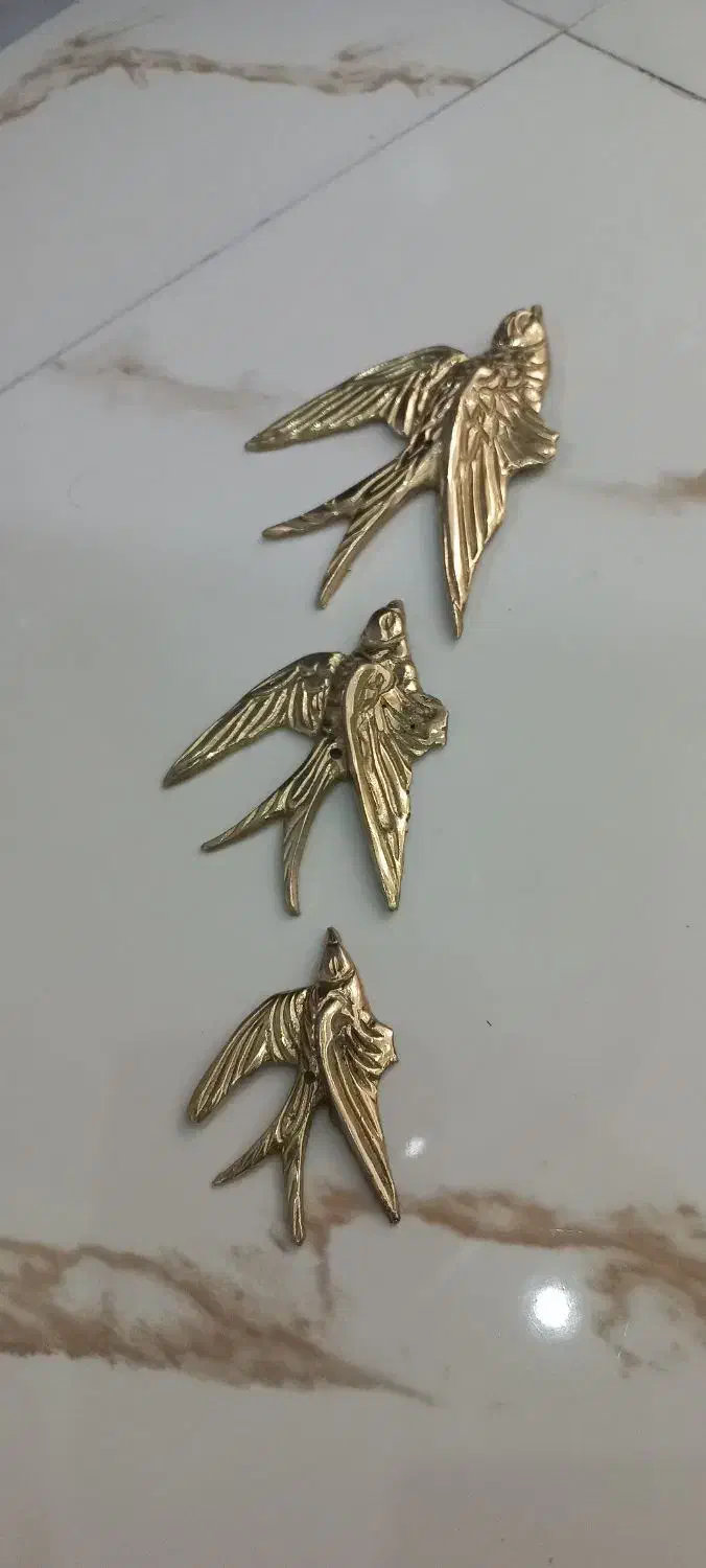 پرستو دیوارکوب برنز اصل|مجسمه، تندیس، ماکت|کرمانشاه, |دیوار