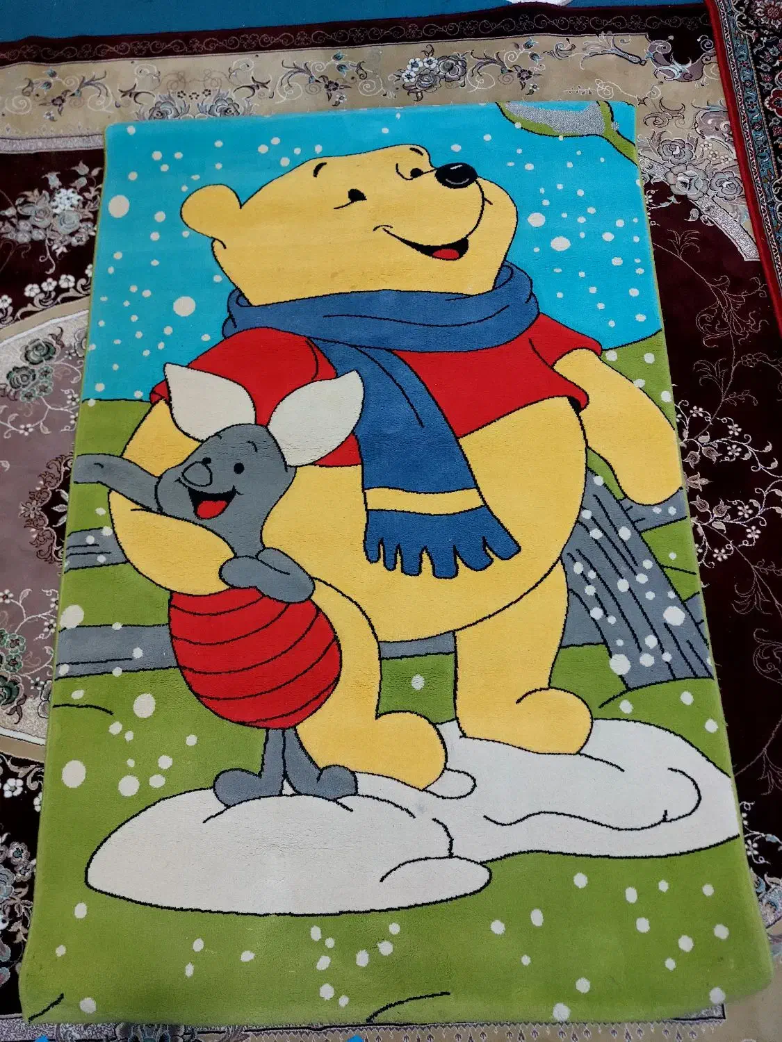 فرش طرح کودکانه ترک|فرش|شیراز, گلشن|دیوار