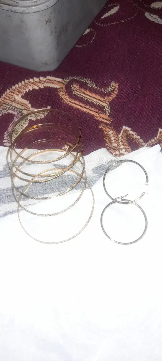 النگو وگوشواره  رنگ ثابت|بدلیجات|قزوین, |دیوار