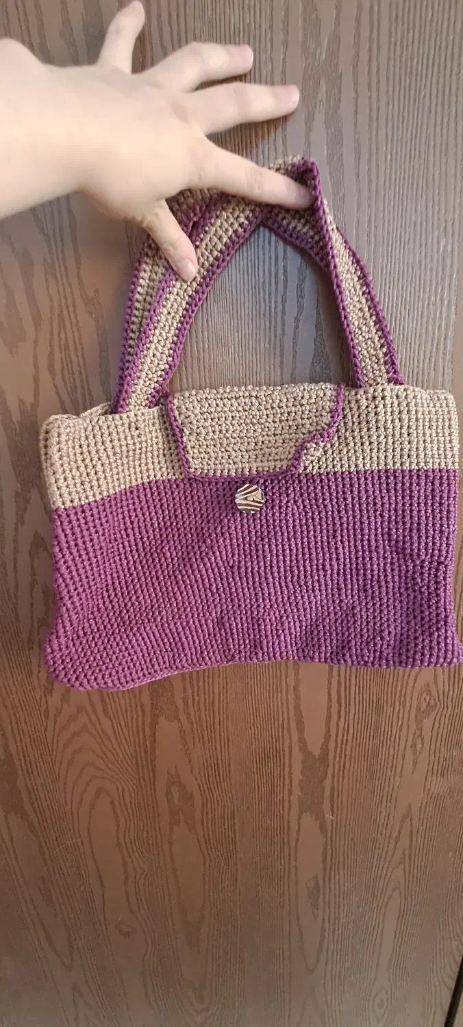 کیف بافتنی با نخ قیطونی|کیف، کفش، کمربند|مهدی شهر, |دیوار