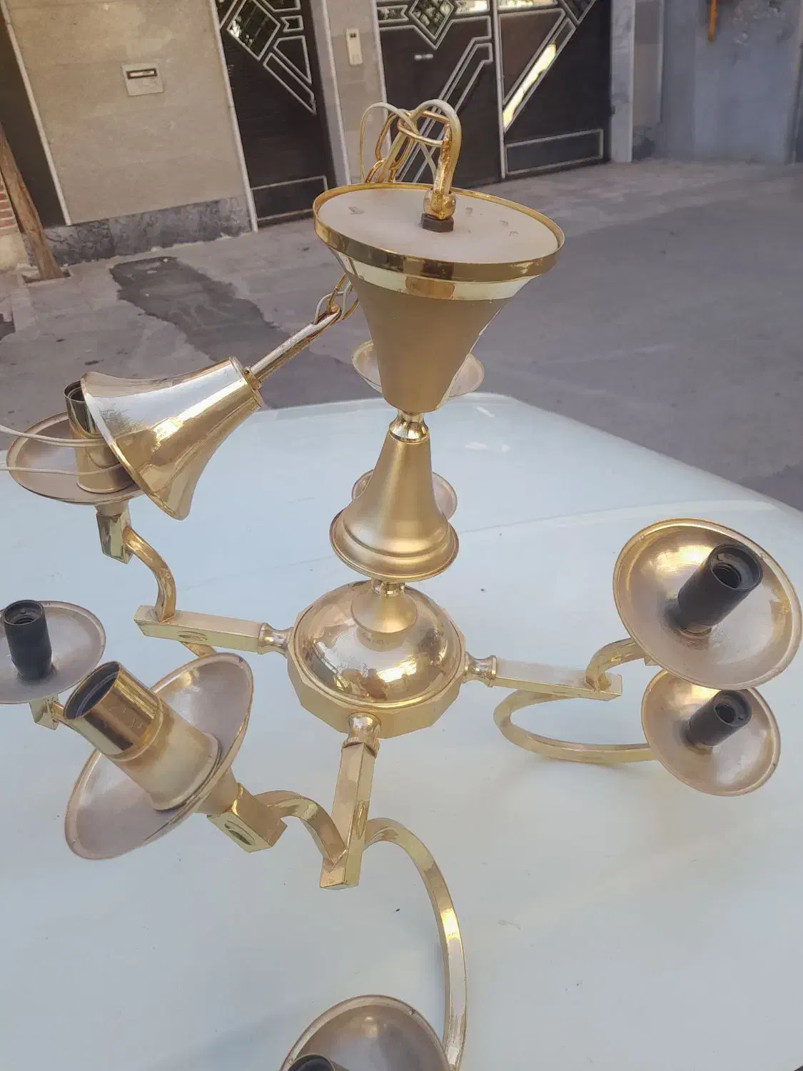 خریدار وفروش لوستر برنزی سالم ونیاز به تمیر|لوستر و چراغ آویز|کرج, فاز ۳ گوهردشت|دیوار