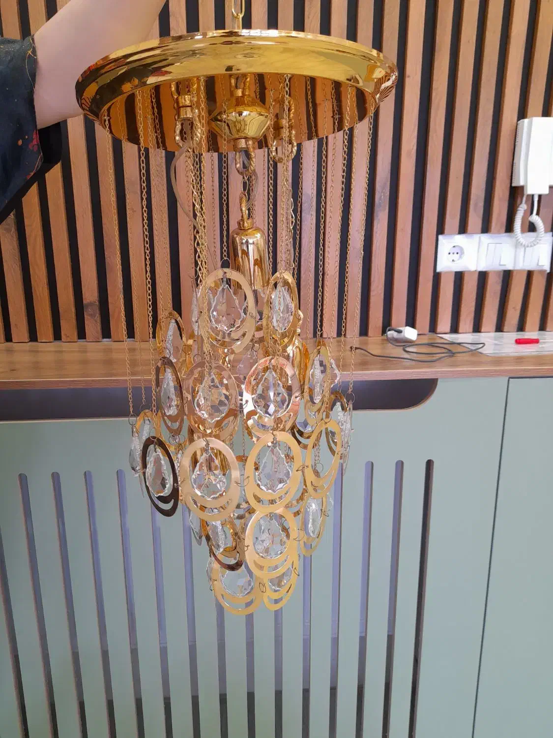 لوستر در حد نو|لوستر و چراغ آویز|اردبیل, |دیوار