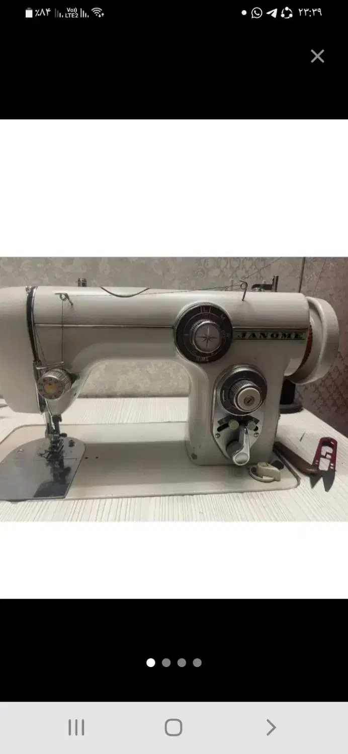 چرخ خیاطی ژانومه مدل ۶۷۲ بدن فلزی|چرخ خیاطی و ریسندگی|اهواز, کوی مهدیس|دیوار