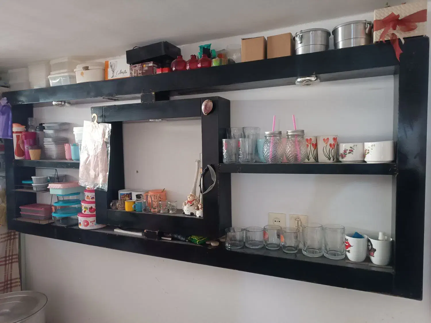 کمد ام دی اف دیواری|کتابخانه، شلف، قفسه‌های دیواری|بیرجند, |دیوار