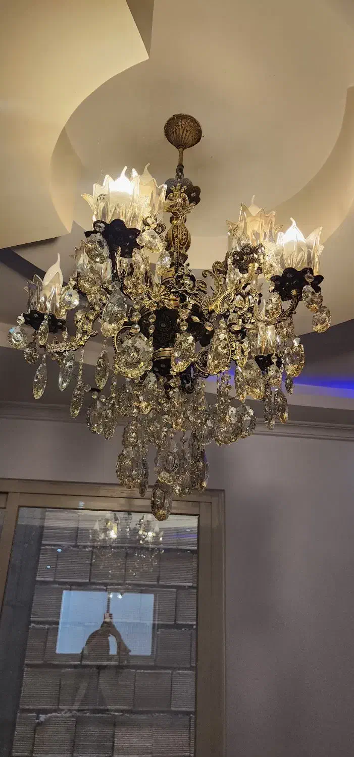 لوستر|لوستر و چراغ آویز|رشت, شهرک قدس|دیوار